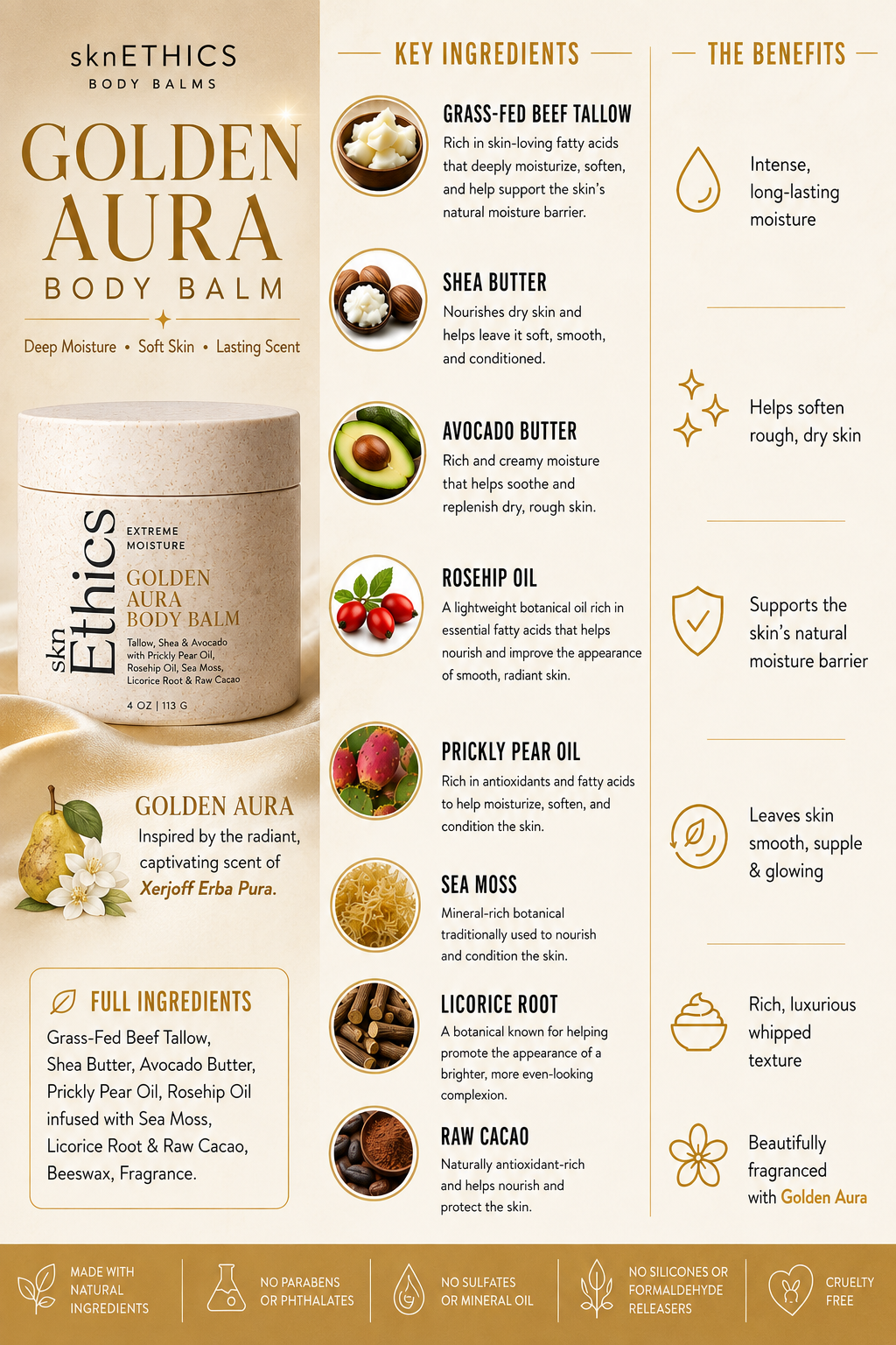 Golden Aura Body Balm